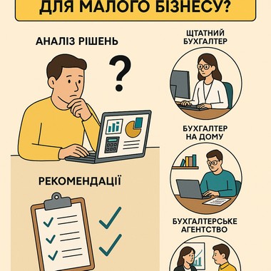 Чи потрібен бухгалтер для малого бізнесу: аналіз рішень та рекомендації