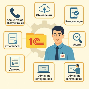 Что включает в себя обслуживание 1С:Предприятие и почему это важно
