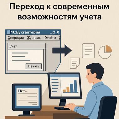 Эволюция 1С: Бухгалтерия 6.0 ? Переход к современным возможностям учета