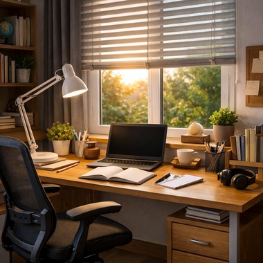 Как создать комфортное рабочее место для учебы дома