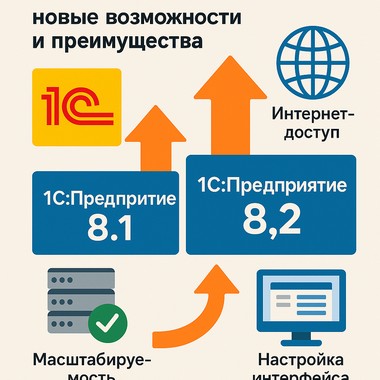 Ключевые отличия 1С:Предприятие 8.2 от 8.1: новые возможности и преимущества