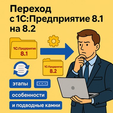 Переход с 1С:Предприятие 8.1 на 8.2: этапы, особенности и подводные камни