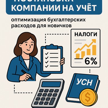 Постановка компании на учёт: оптимизация бухгалтерских расходов для новичков