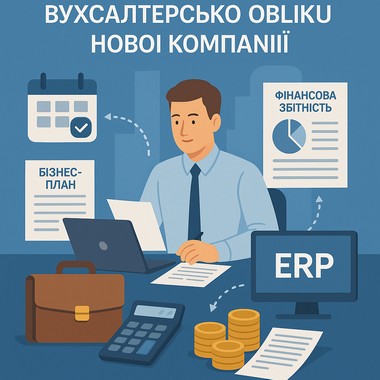 Раціональна організація бухгалтерського обліку нової компанії