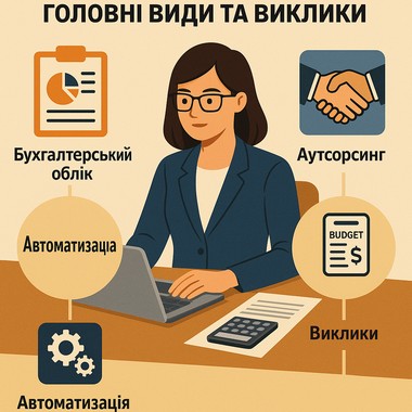 Сучасний бухгалтерський облік та аутсорсинг: головні види та виклики