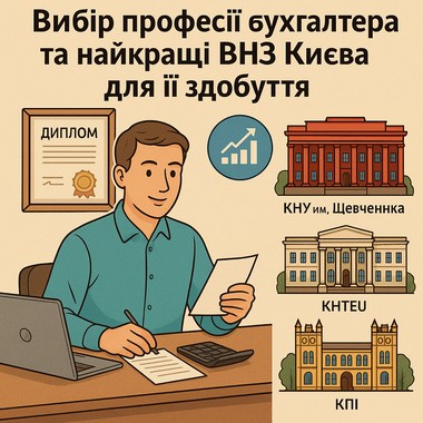 Вибір професії бухгалтера та найкращі ВНЗ Києва для її здобуття