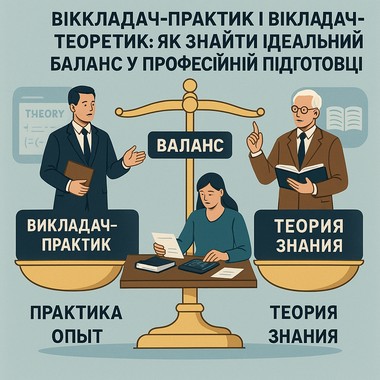 Викладач-практик і викладач-теоретик: як знайти ідеальний баланс у професійній підготовці