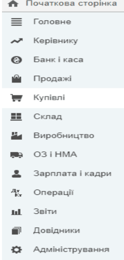 Створення електронного документа Надходження товарів і послуг