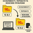 Покроковий перехід з 1С 8.1 на 1С 8.2: Особливості, переваги та можливі проблеми Покроковий перехід з 1С 8.1 на 1С 8.2: Особливості, переваги та можливі проблеми